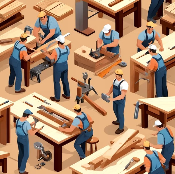 건축목공 및 목재가공품 제작B